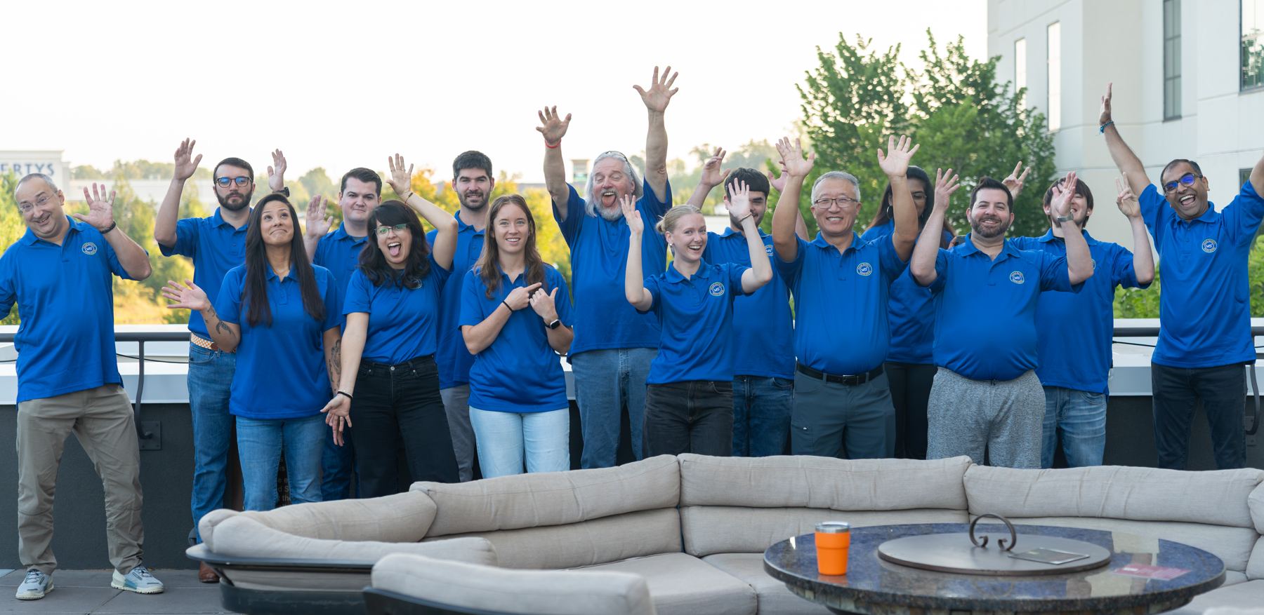 OSHA training class participants celebrating, September 2026